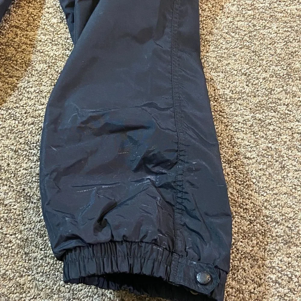 Columbia Sportswear Company Black Snow Pants with Elastic Cuffs Men’s Size L